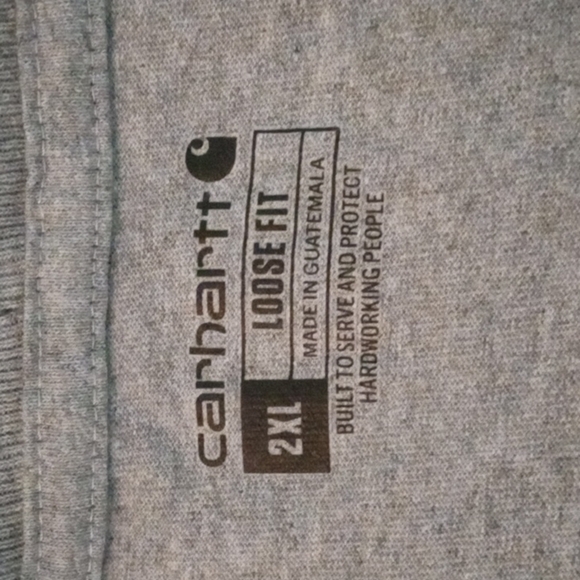 Carhartt Men's TShirt XL Grey Pre-owned - Picture 6 of 7